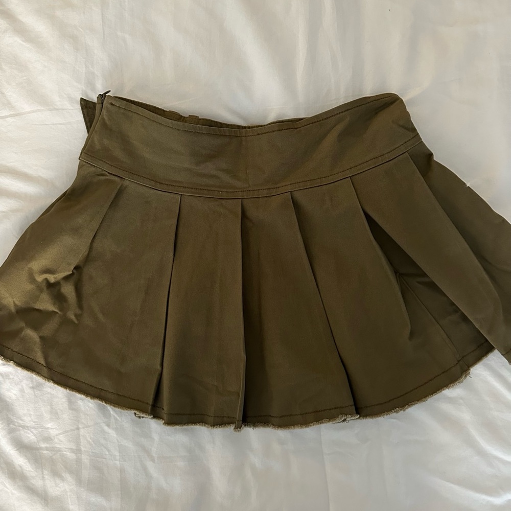 Urban outfitters green khaki skirt